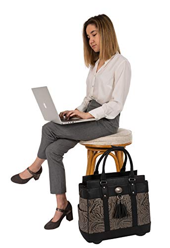17 inch Rolling Laptop Bag with Wheels Y147