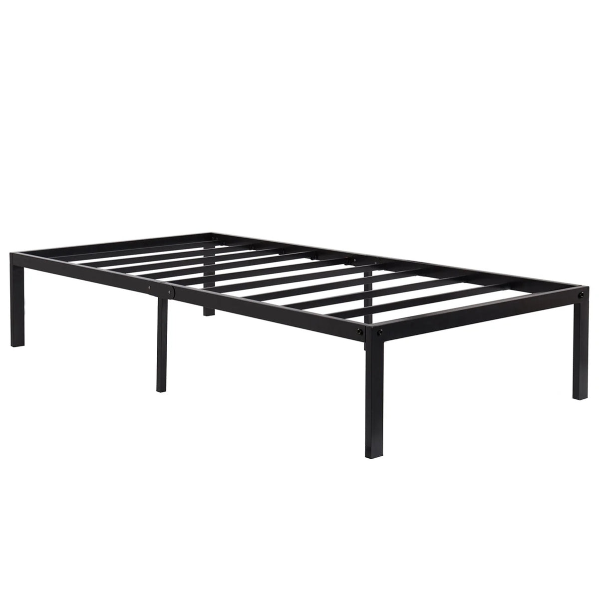 14 Inch Black Metal Twin Bed Frame C173710