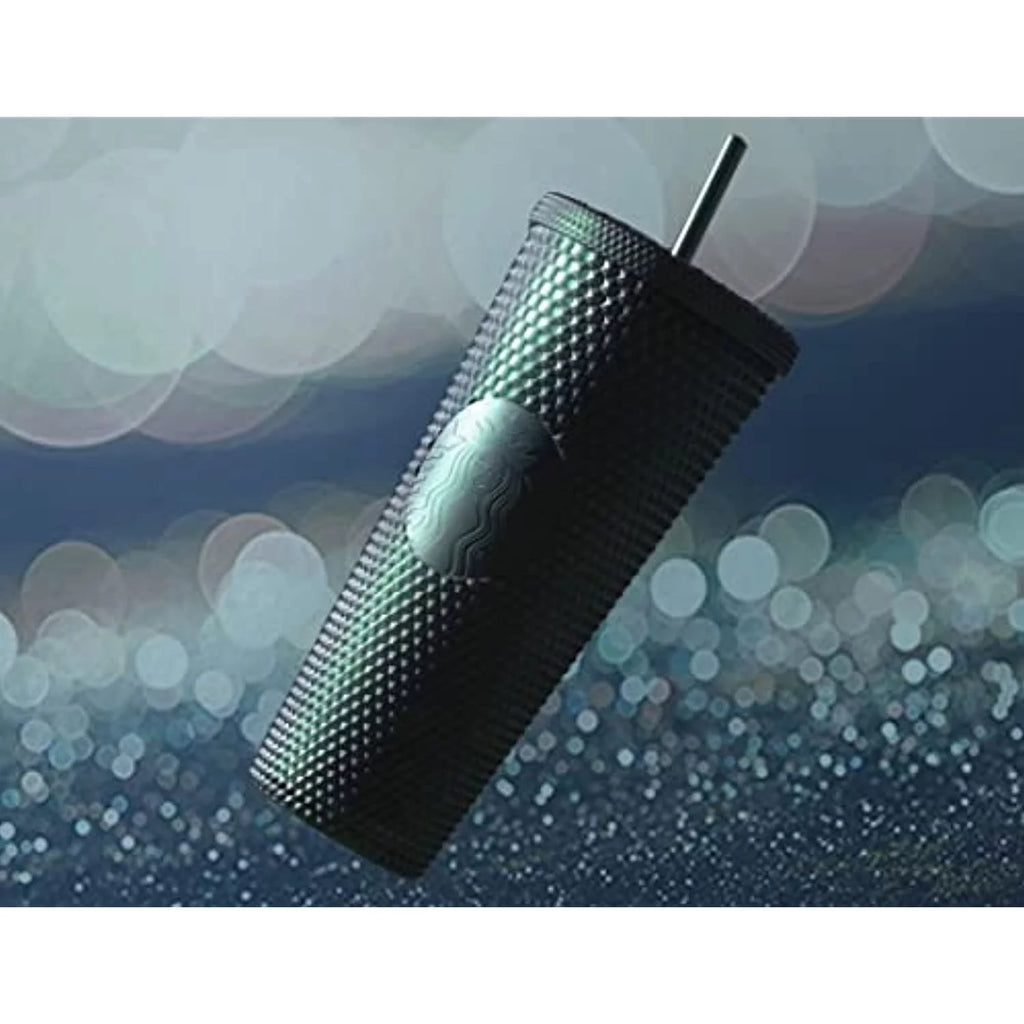 Dark Green Jelly Studded Tumbler 24Oz W685