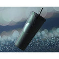 Dark Green Jelly Studded Tumbler 24Oz W685