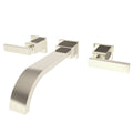 Polished Nickel Wall Mount Bathroom Faucet N662