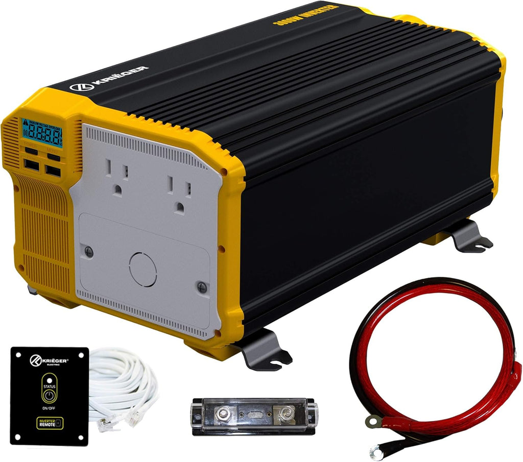 3000 Watts 12V to 110V Modified Sine Wave Power Inverter R115807