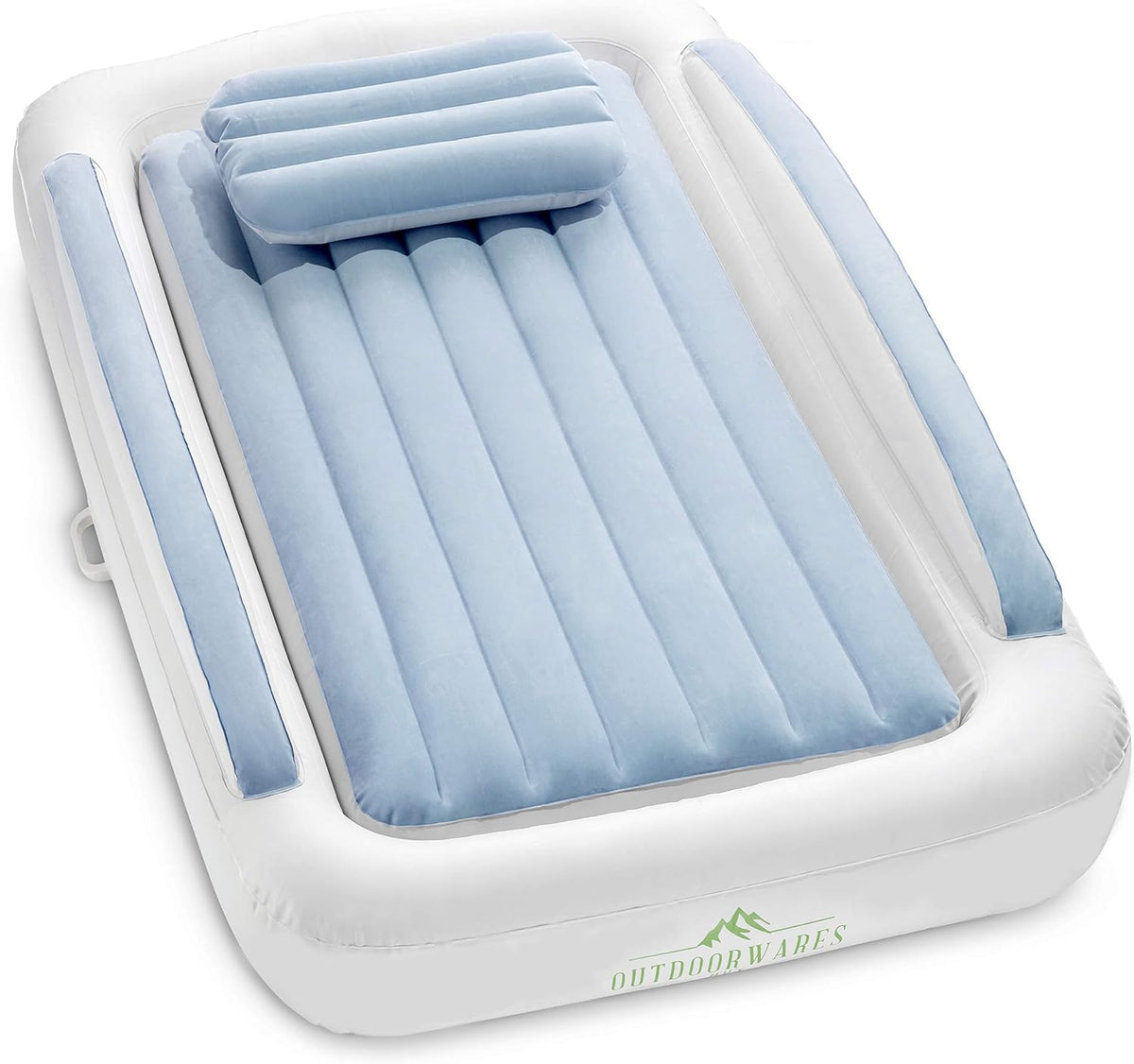 Inflatable Travel Bed for Kids Blue D239964