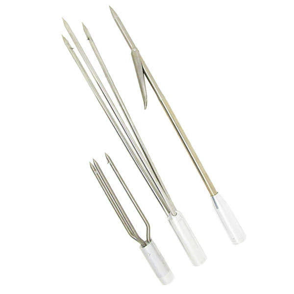 5& Fiber Glass Travel 2PIECE Hawaiian Sling Pole Spear 3 Tips Set B6578
