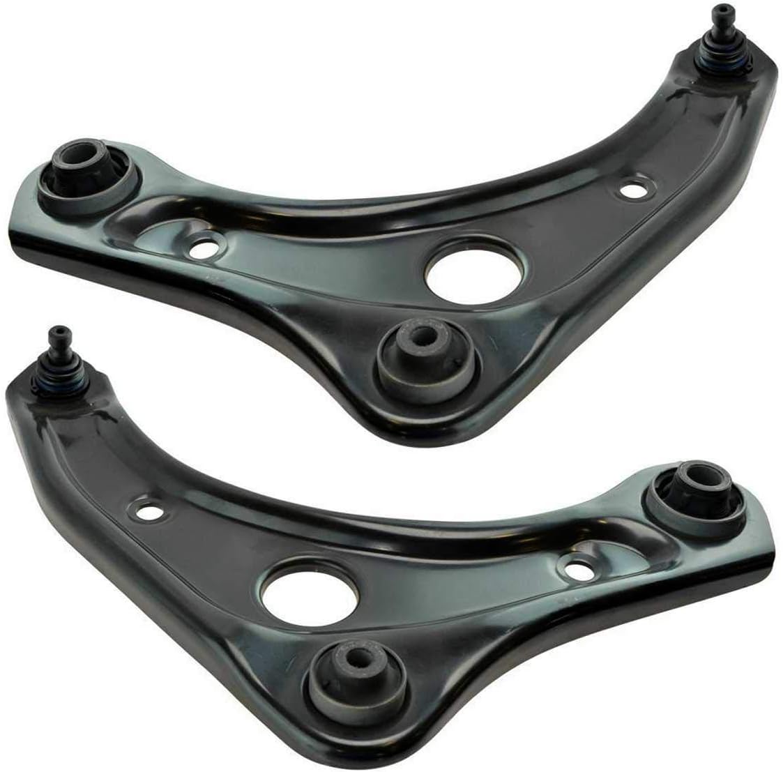 Pair of 2 Front Lower Suspension Control Arm and Ball Joint Assembly with Bushing S8723
