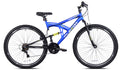 Blue Dual Suspension Mountain Bike W5140