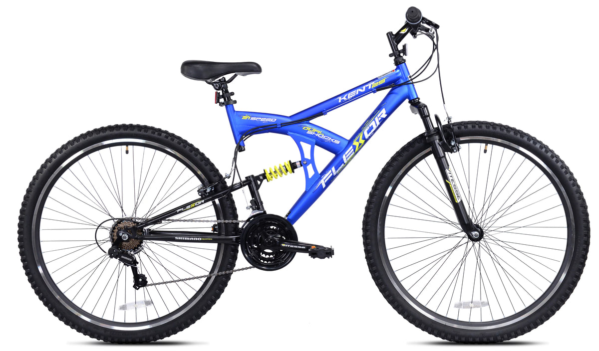 Blue Dual Suspension Mountain Bike W5140