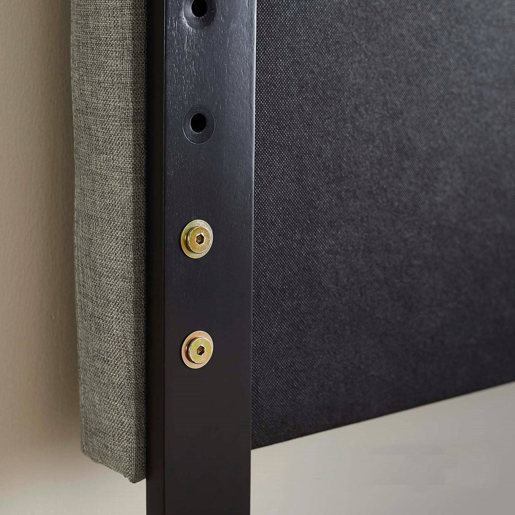 Light Grey Velvet Full/Queen Size Headboard Y206