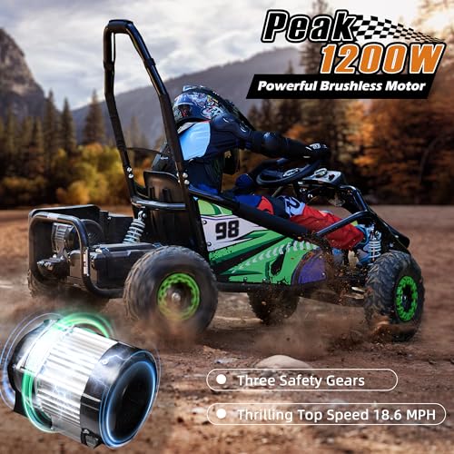 48V 12Ah Battery Electric Go Kart U88132