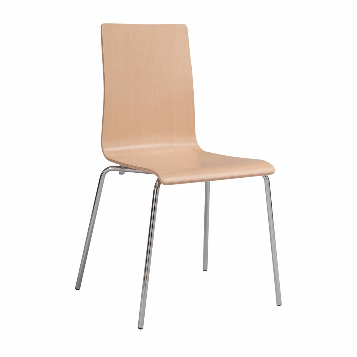 Beech Stack Chair, 2/Carton U33345