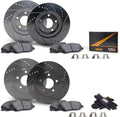 Front and Rear Brake Rotors with Carbon Ceramic Pads D625
