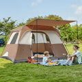 6 Person Camping Tent with Porch W8742