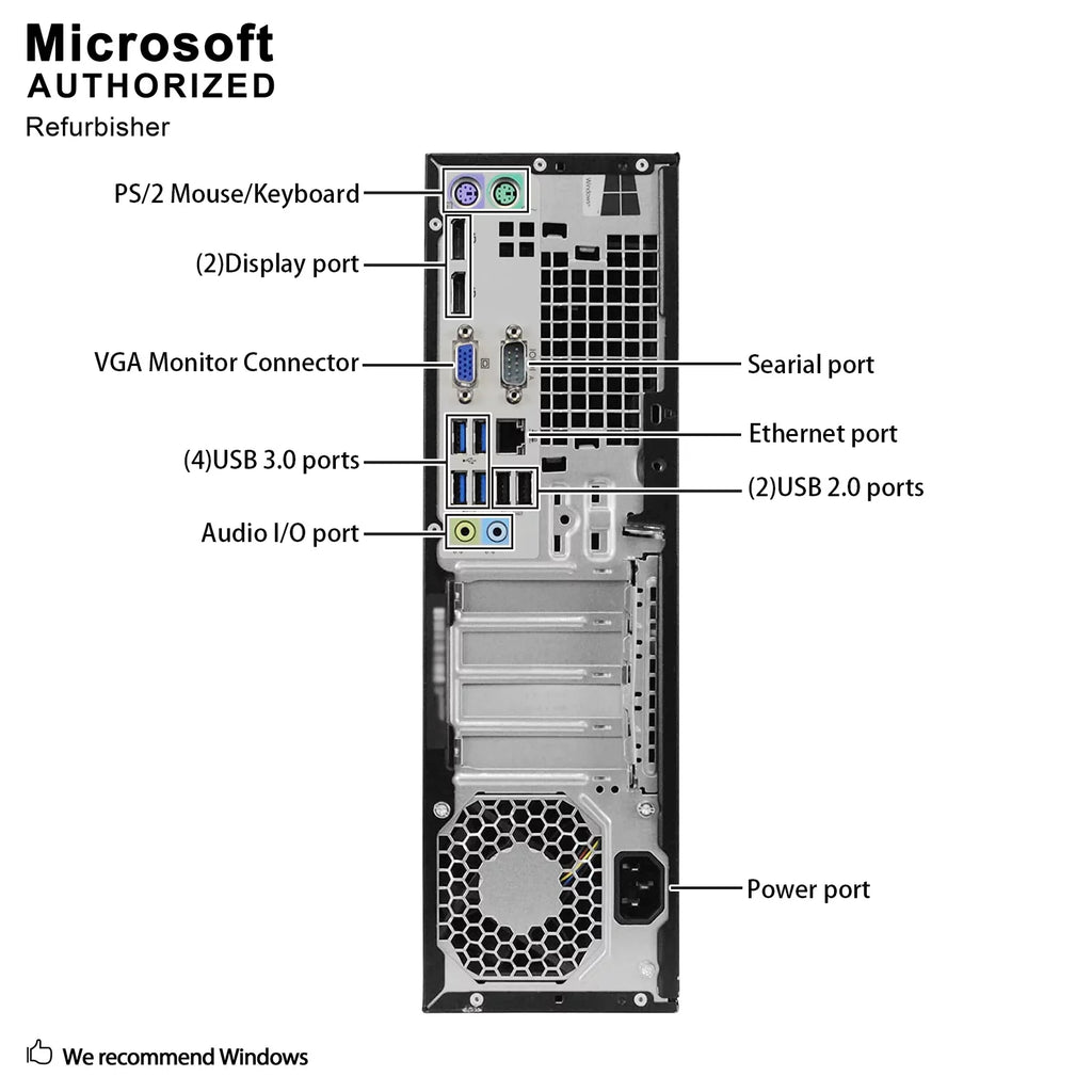 Intel Quad Core i7-6700 8G DDR4 RAM 1T SFF Desktop D718
