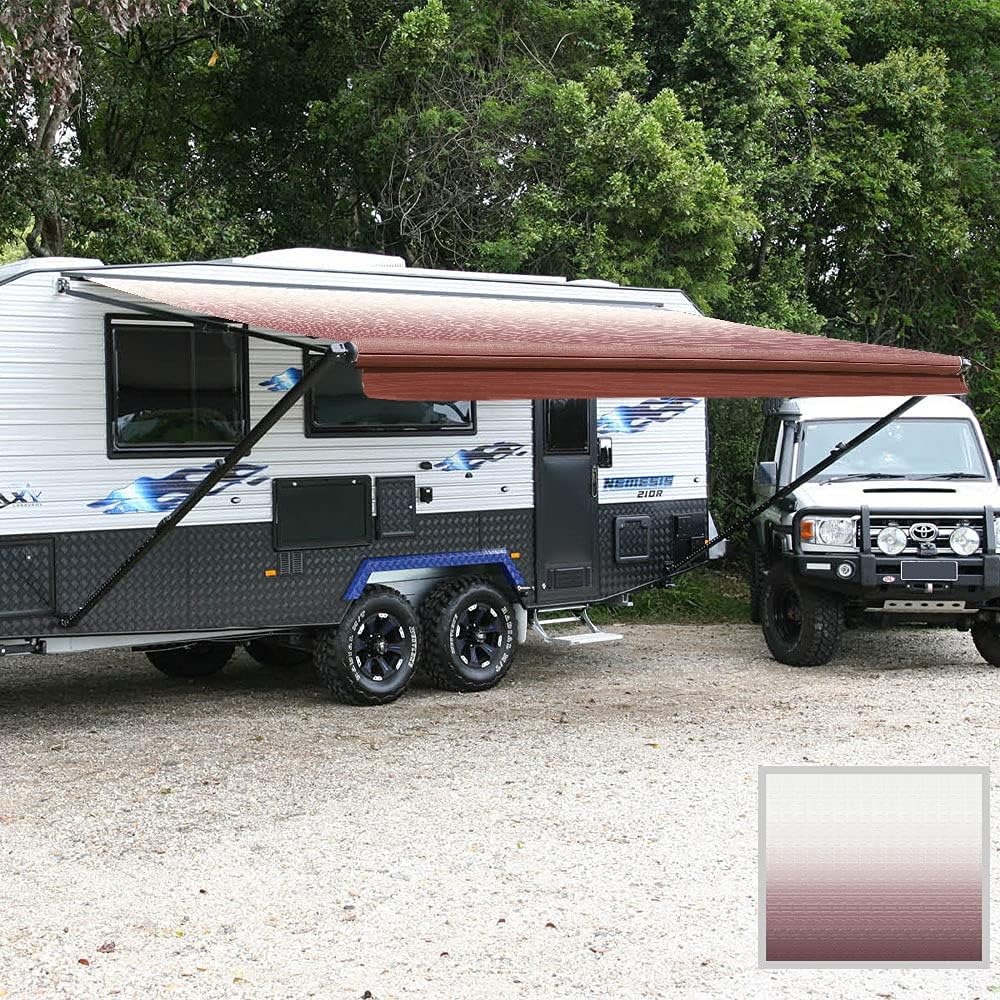 Ocean Blue 10 Feet Vinyl RV Awning Canopy Replacement G87413