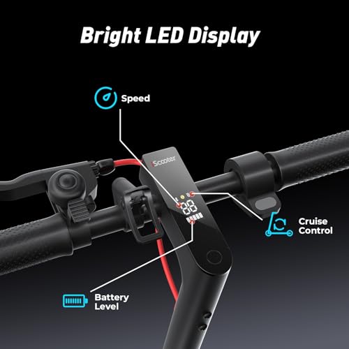 Electric Scooter with Cruise Control and Dual Braking System L842