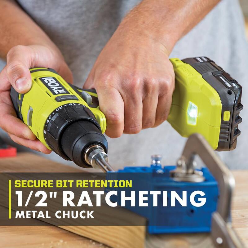 18V Cordless 1/2 in. Drill/Driver Kit with 1.5 Ah Batteries and Charger R91360
