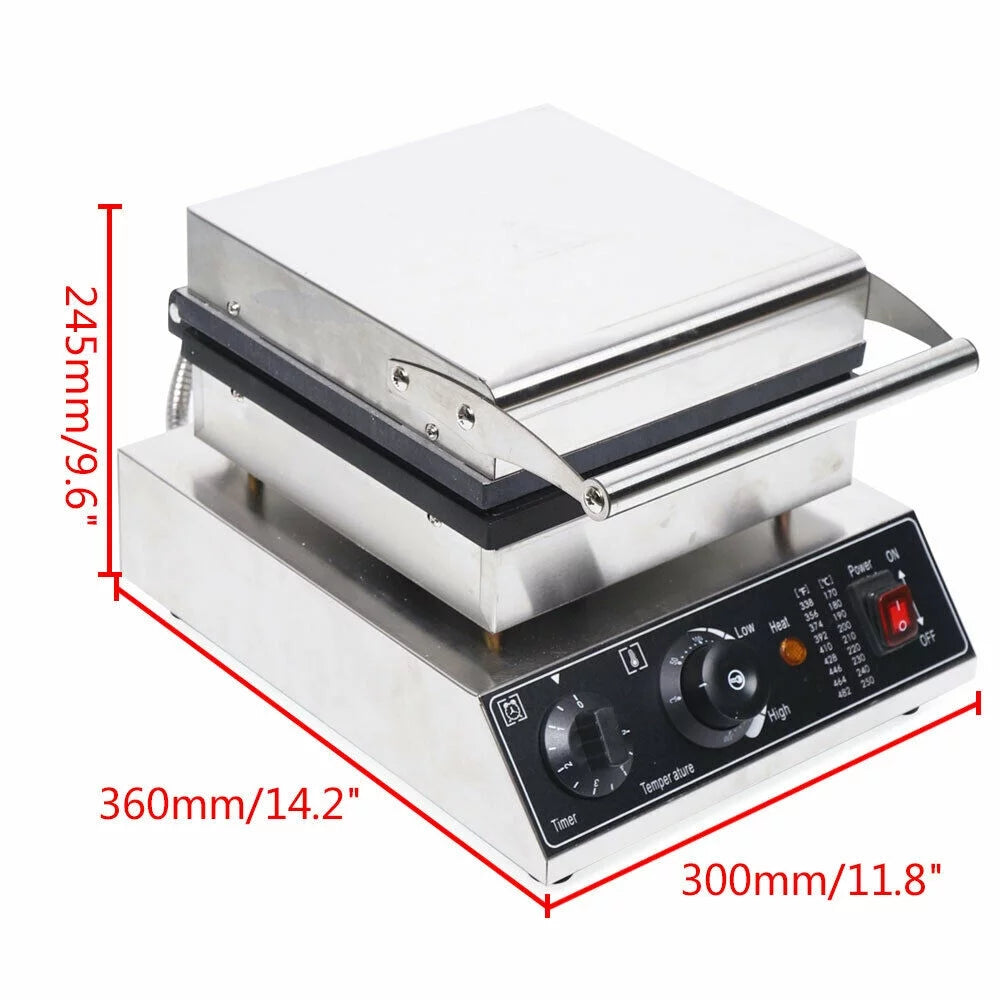1750W Non-Stick Electric Waffle Maker S382
