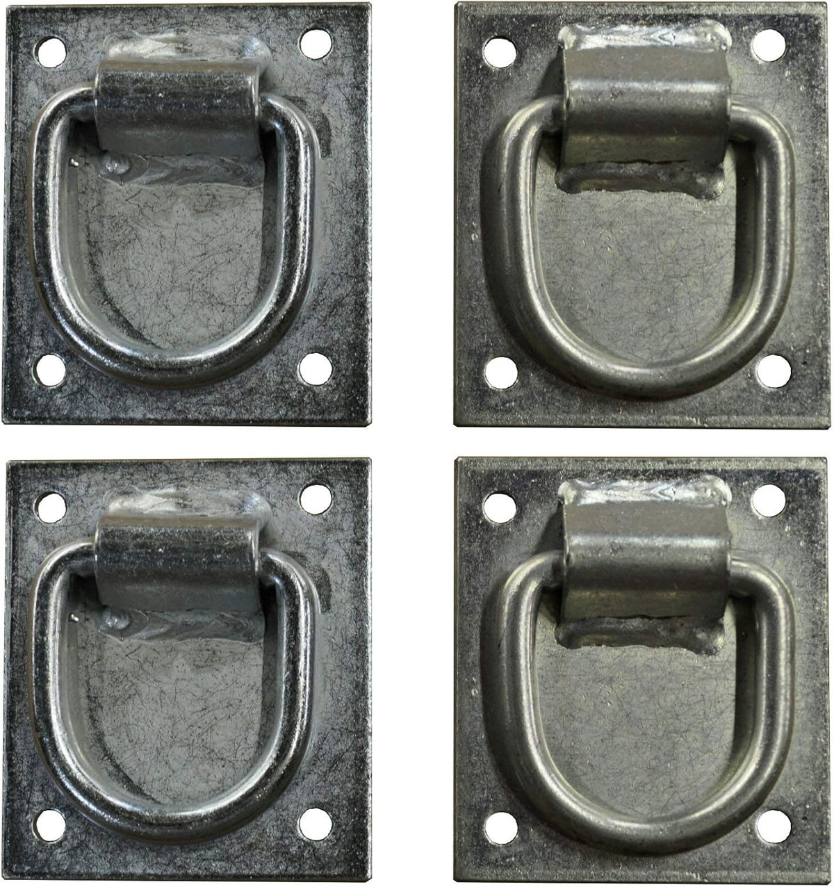 D Ring Cargo Hold Down Plates, Set of 4 D24310