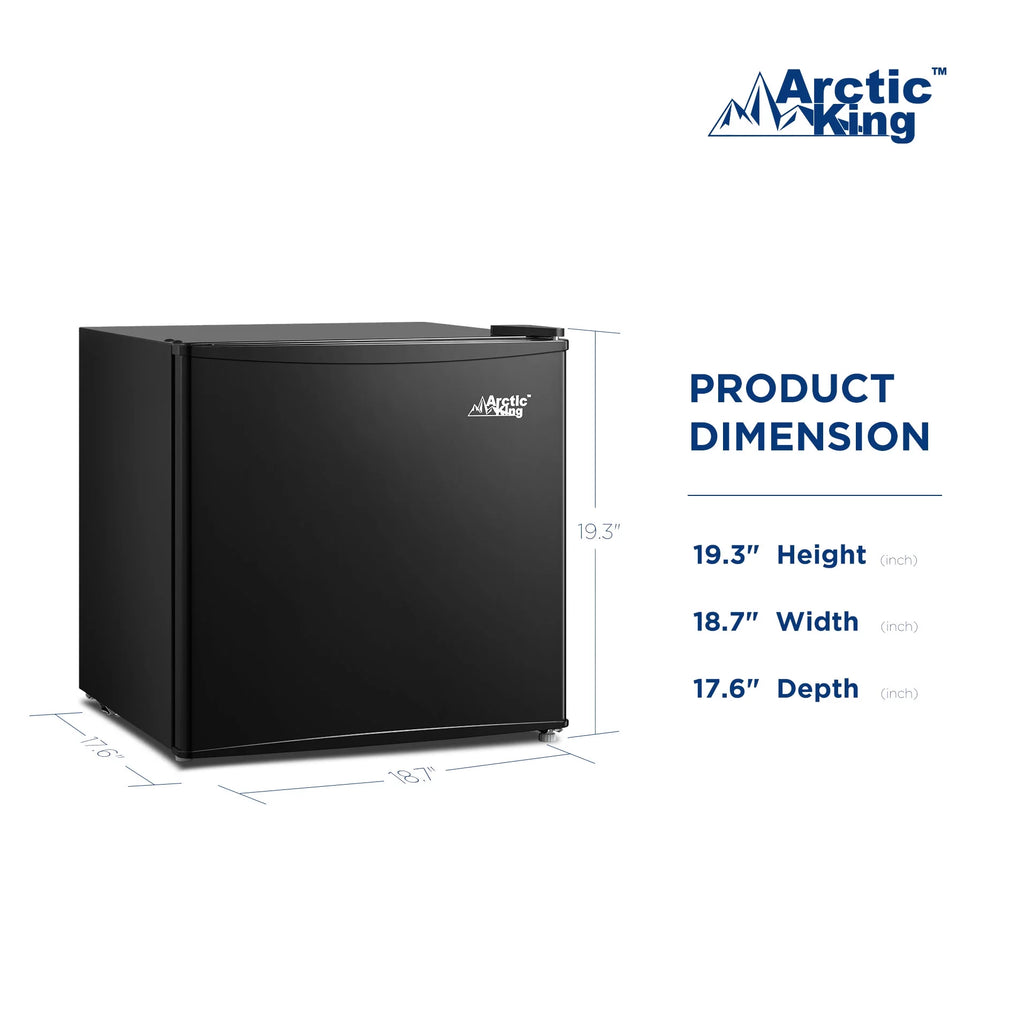 1.7 Cu ft Black Mini Fridge X8378