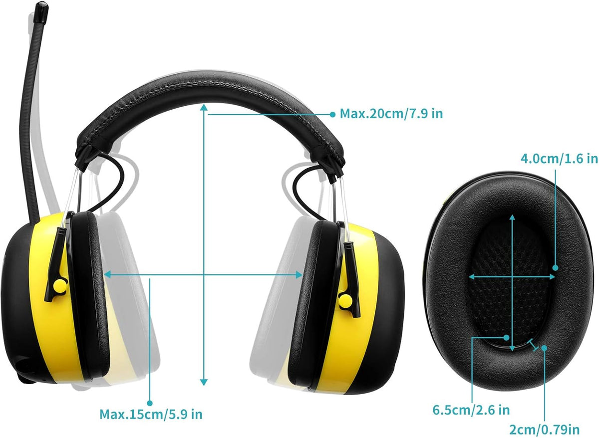Am/Fm Radio 30db Noise Cancelling Ear Protection V9082