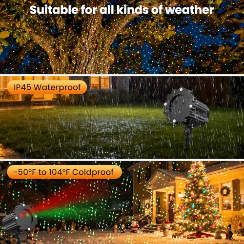 Waterproof Christmas Laser Lights Outdoor with Remote S7183