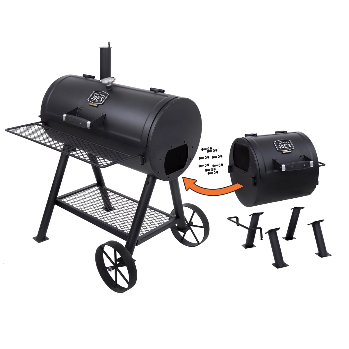 Charcoal Barrel Grill V10404