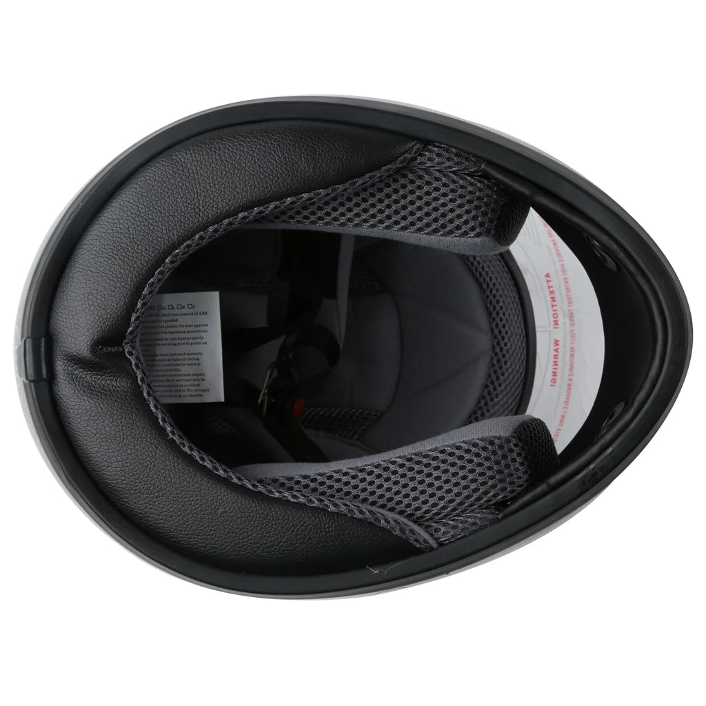 Black Carbon Fiber Full Face Motorcycle Helmet J452723
