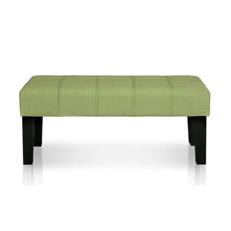 Green Fabric Accent Bench Y44853