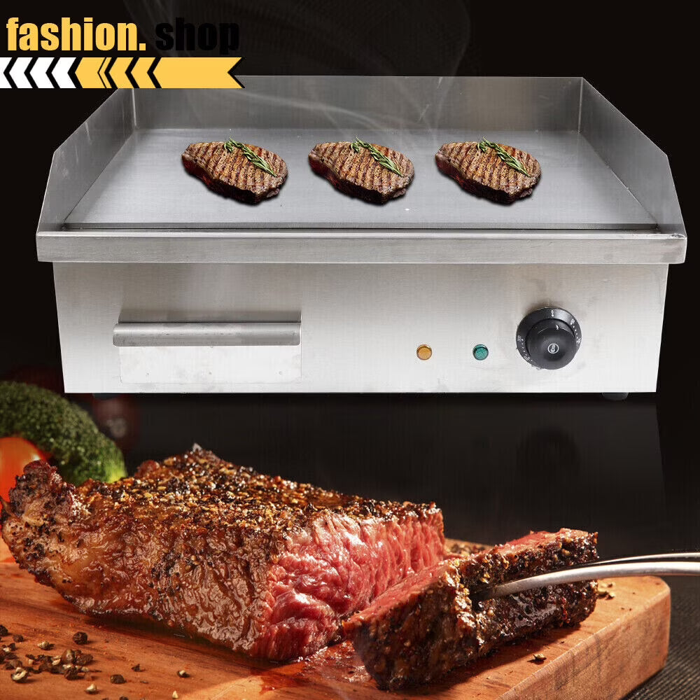 Commercial Electric Countertop Griddle 548x350mm 110V O88341