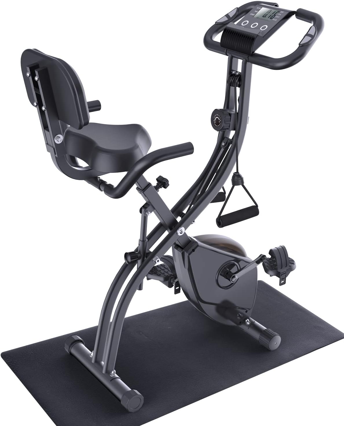 Folding Indoor Cycling Bike with 16 Level Magnetic Resistance J83804