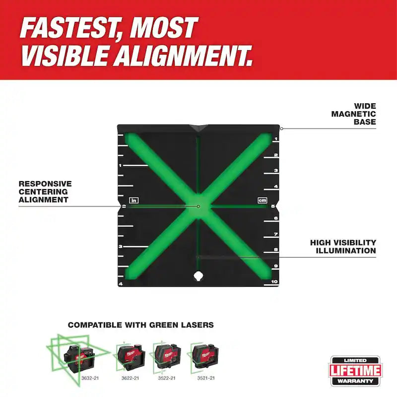 Cross Laser with Alignment Target W509