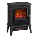 Black Infrared Quartz Electric Fireplace Stove Heater F8604