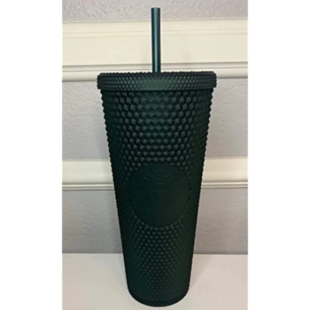 Dark Green Jelly Studded Tumbler 24Oz W685