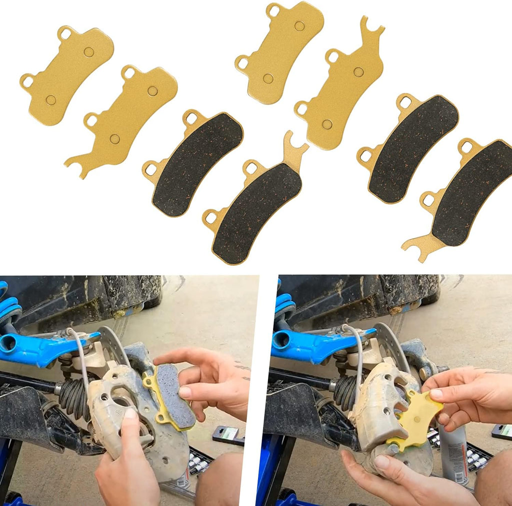 Heavy Duty Front & Rear Ceramic Brake Pad Set U6048