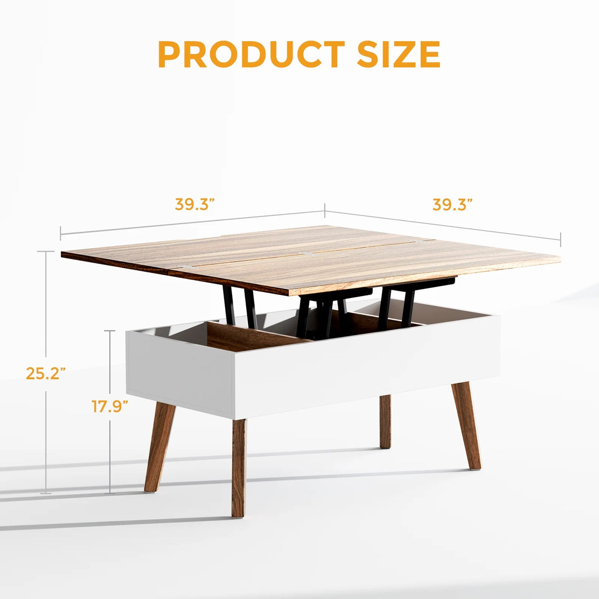 3 in 1 Lift Top Coffee Table with Storage O141457