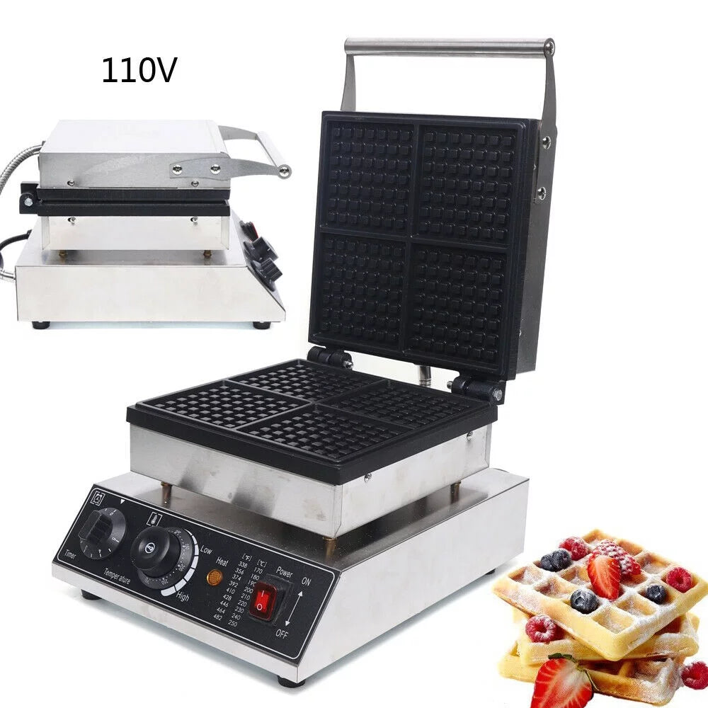 1750W Non-Stick Electric Waffle Maker S382