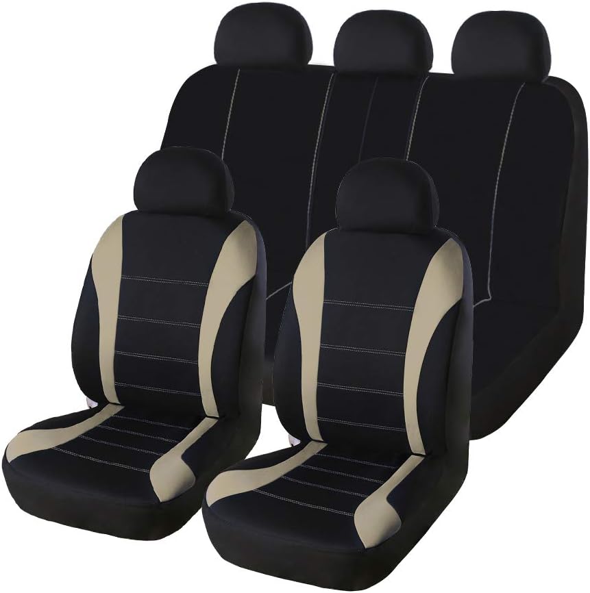 Red-Breathable Mesh Car Seat Covers V19976
