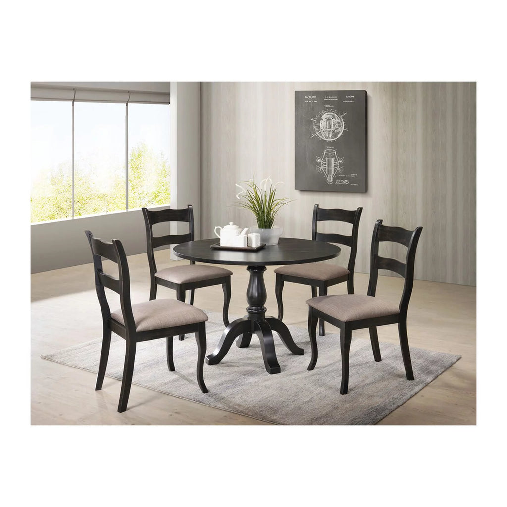 Black Round Dining Table P807130