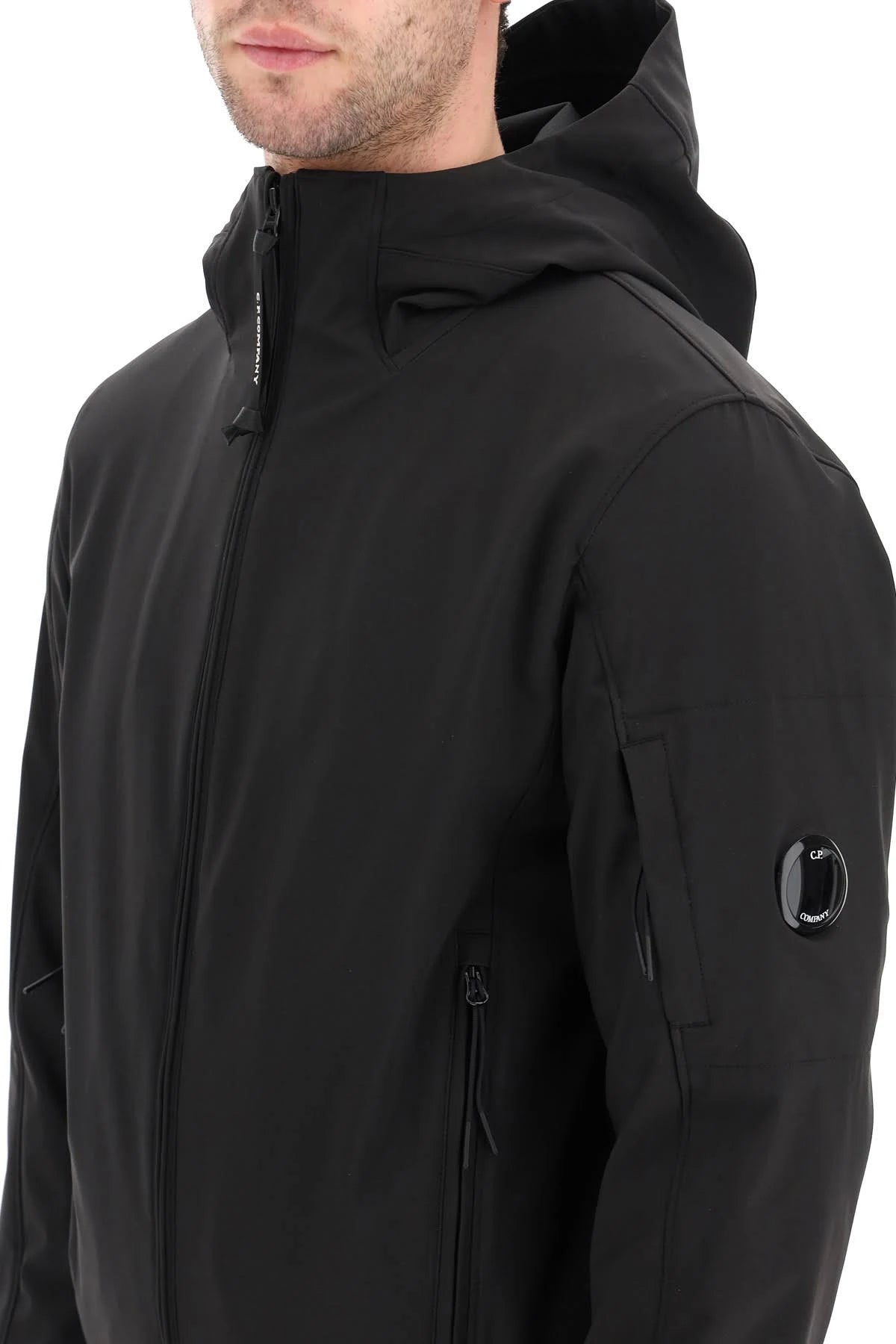 Black Technical Hooded Jacket G92973