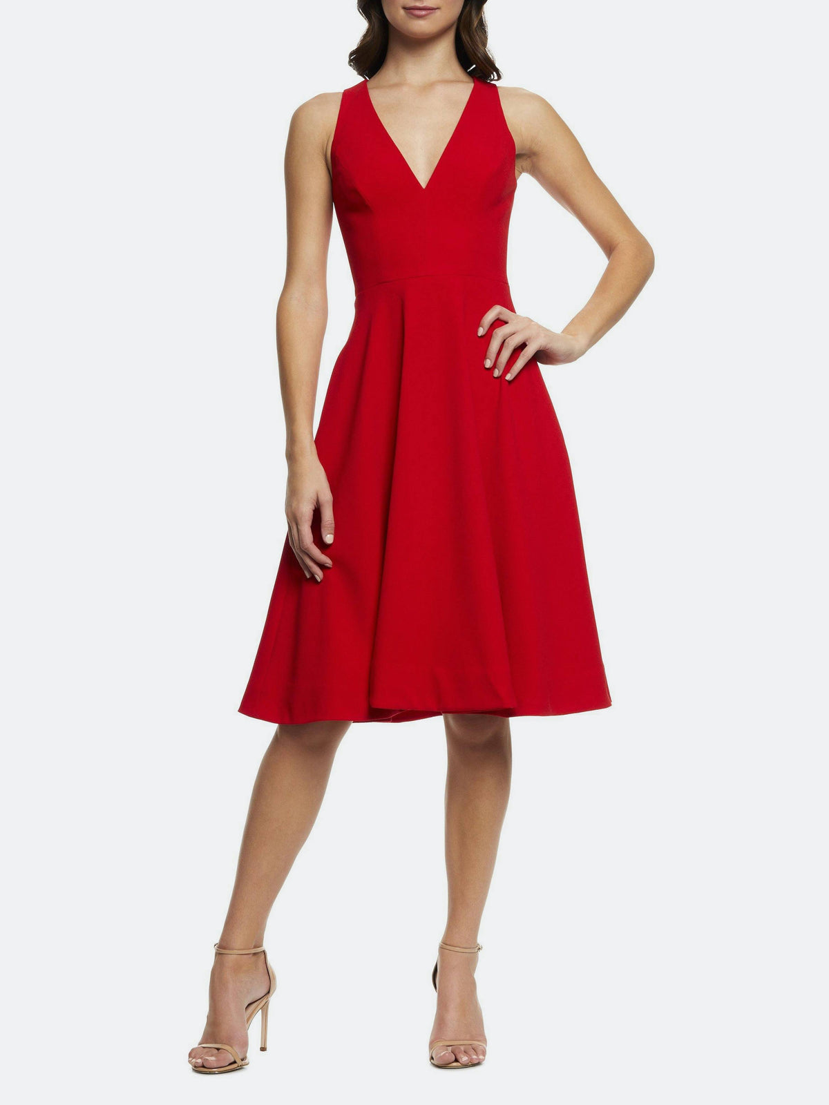 Rouge Fit & Flare Cocktail Dress O9529