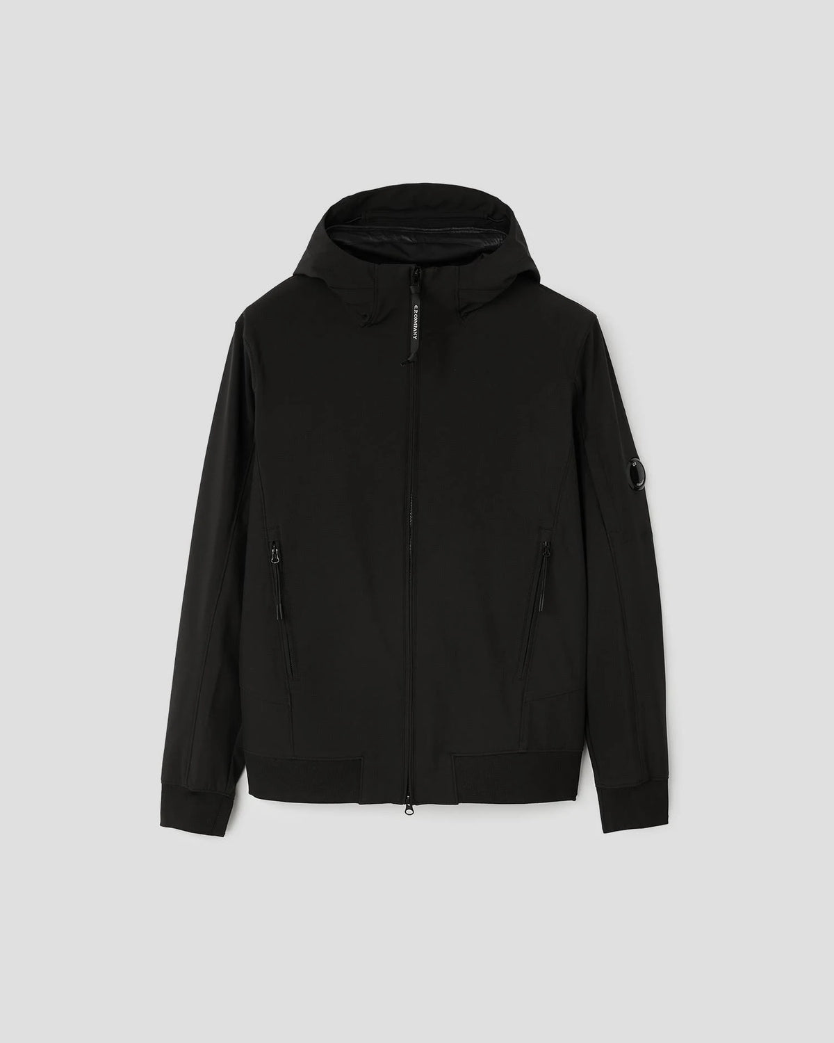 Black Technical Hooded Jacket G92973