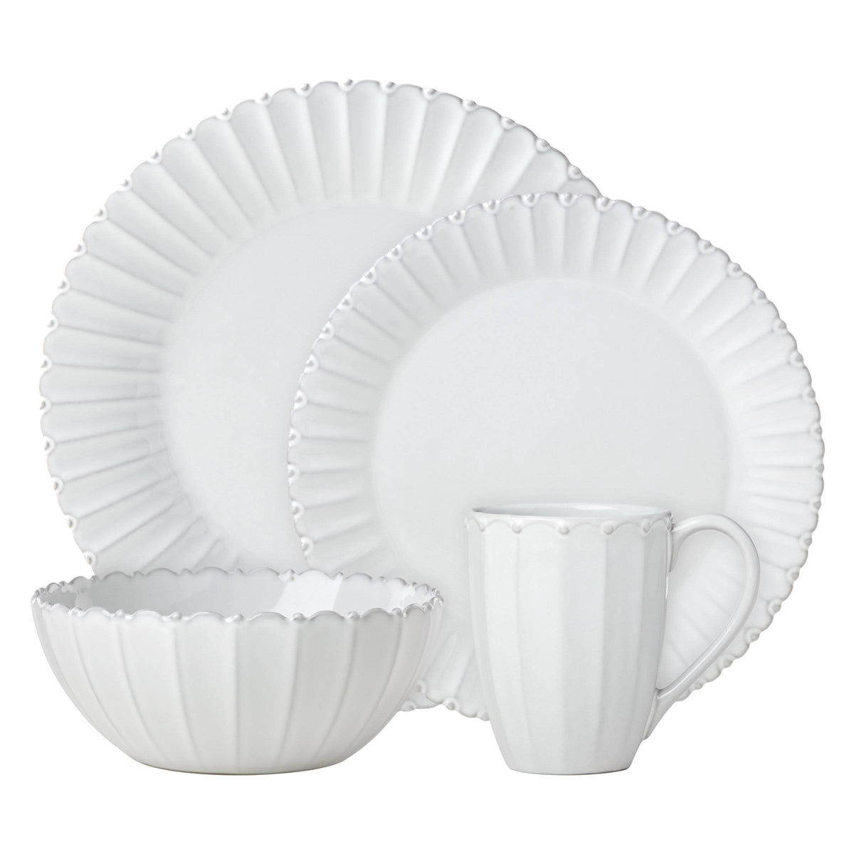 White 4-Piece Place Setting N46173