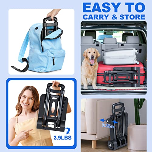 Folding Hand Truck 360lbs Heavy Duty Utility Cart U775