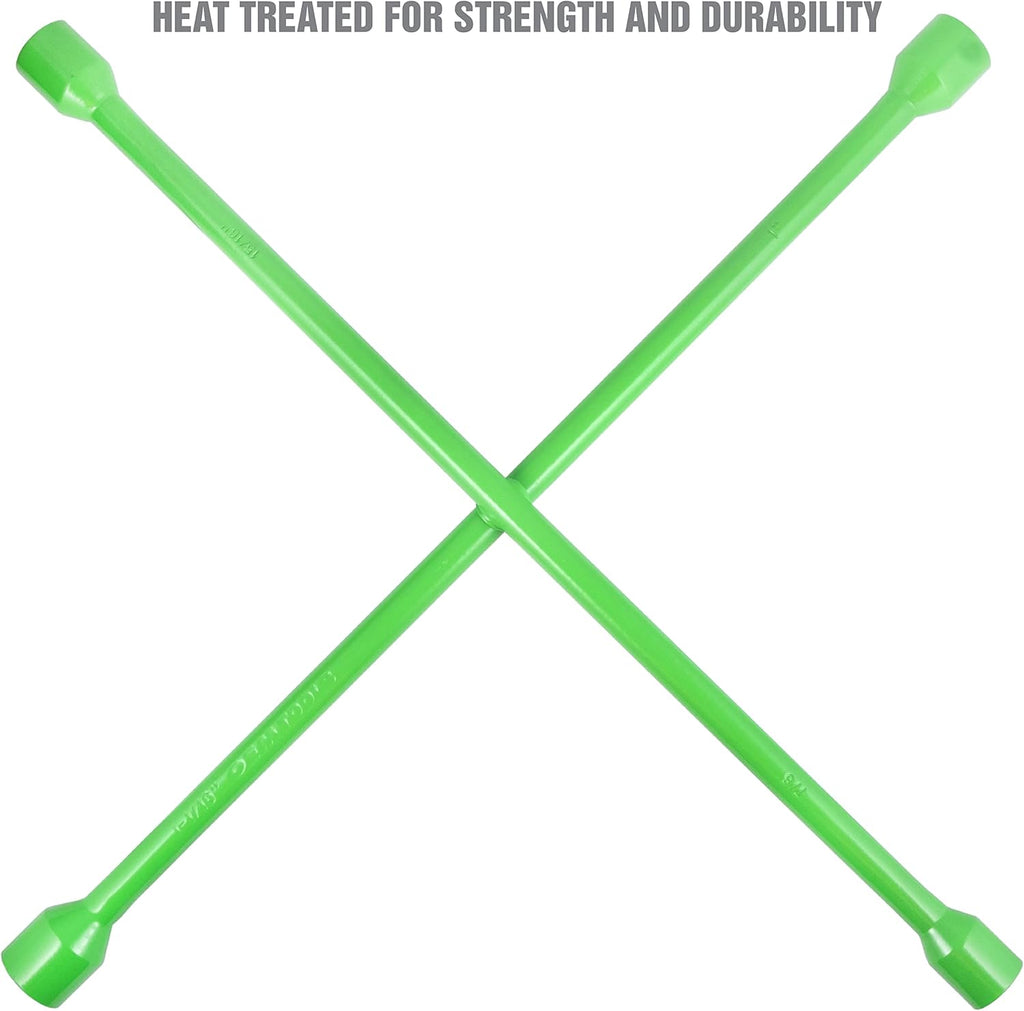 25" 4-Way Lug Nut Wrench, Green, Pack of 2 R11273