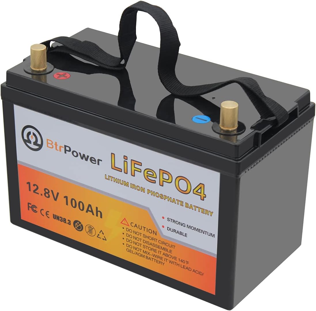 12V 200Ah Deep Cycle LiFePO4 Battery with Built-in 100AH BMS O1182