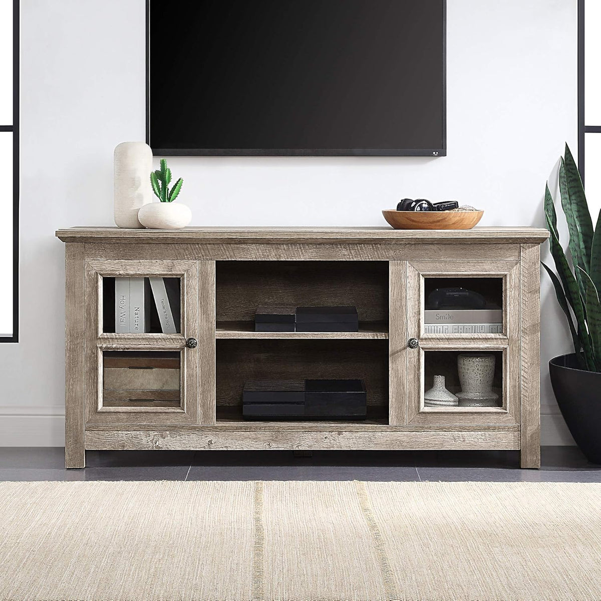 Electric Fireplace TV Stand for TVs up to 55 Inch B6145
