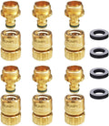 Brass Hose Connector 3/4" GHT (6 Sets) Pack of 2 D609