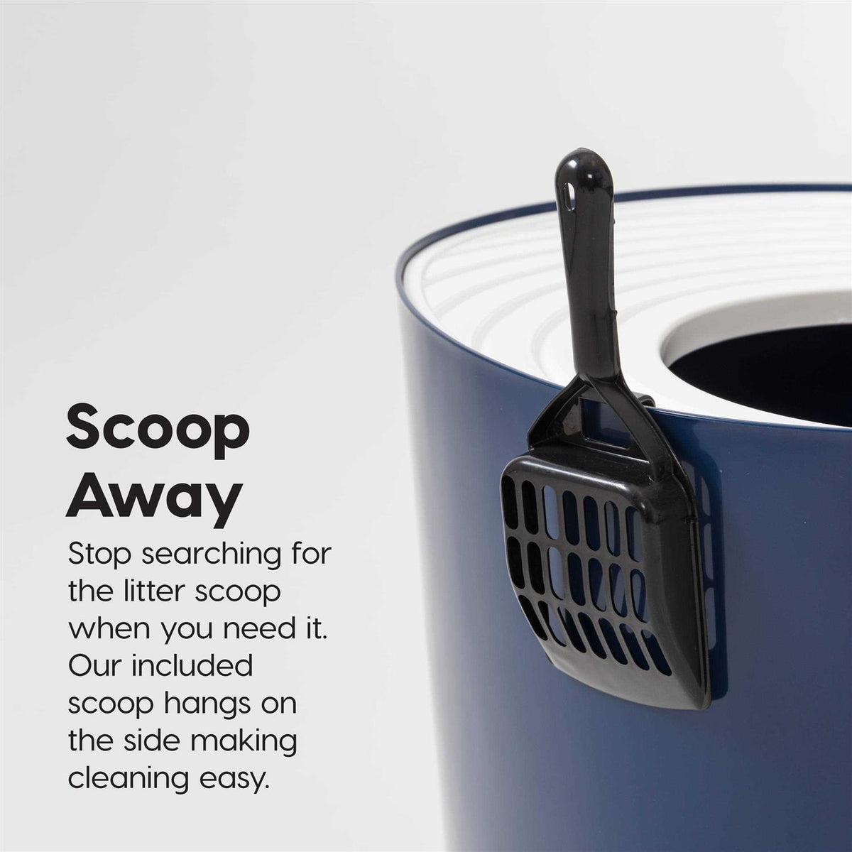 Top Entry Cat Litter Box with Scoop J661368