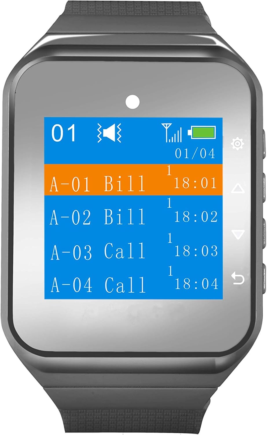 Wireless Wrist Pager Nurse Calling Alert System 1 Receiver 5 PCS Call Buttons Y4817
