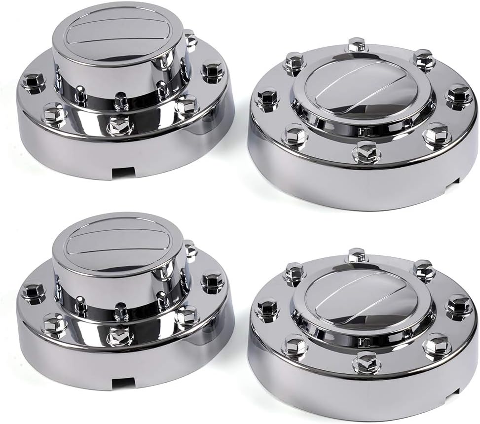 Chrome Rear Wheel Center Caps W322